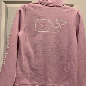 Vineyard Vines pink XS half zip worn once
